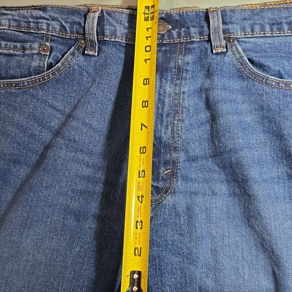 Levi's 505 Relaxed Fit Blue Jeans for Men 36X32